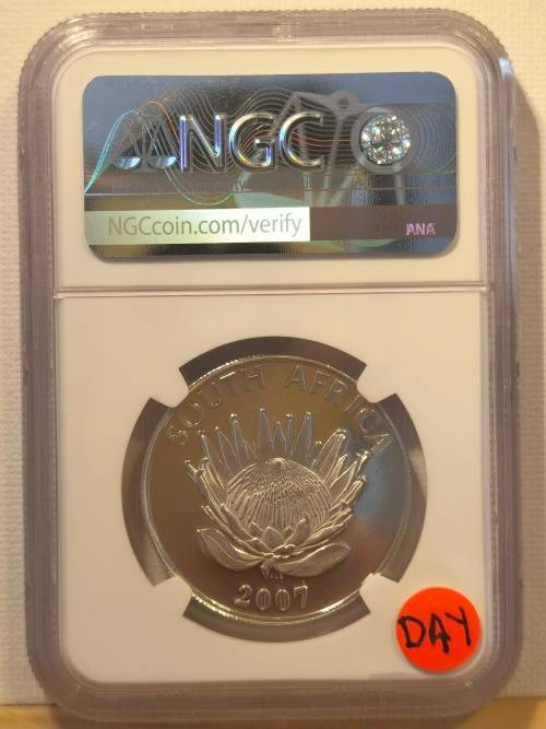 !!!!!!!! R1 START !!!!!!! 2007 R1 - NELSON MANDELA - MS67 BY NGC